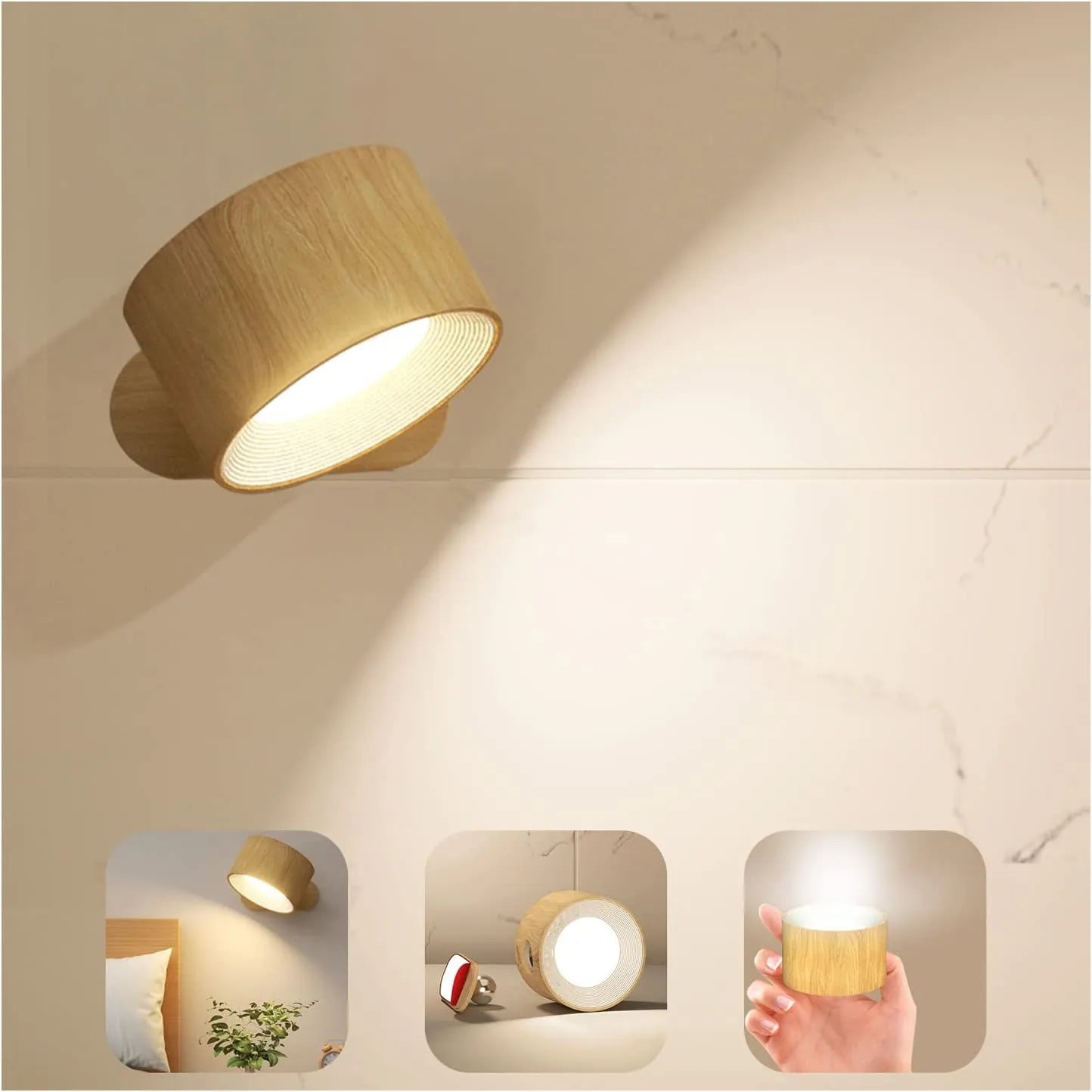 1+1 FREE | Wireless rechargeable wall light