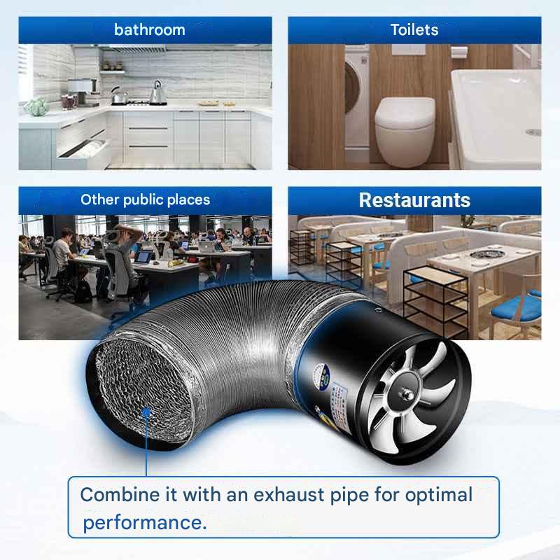 đŸ”¥Suitable for multiple scenarios - high-speed, high-power, super-strong suction and silent exhaust fan