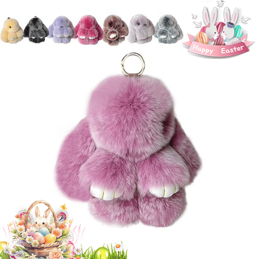 Easter Sale 🐰 Handmade Soft Bunny Pendant