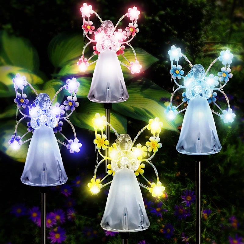 👼Waterproof Solar Angel lights