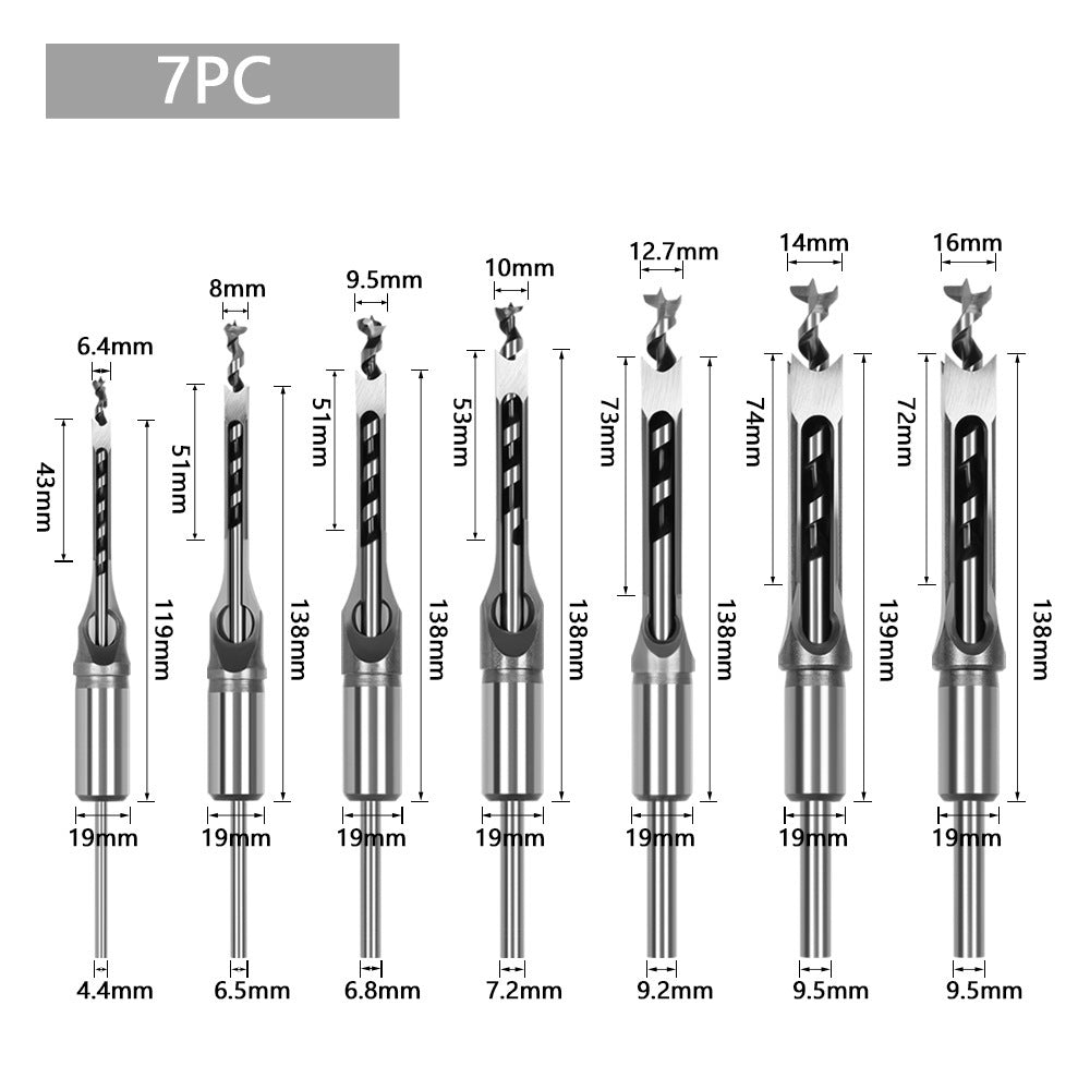 💥Efficient Woodworking Essential 💥 Adapter and Square-Headed Wood Chisel Set