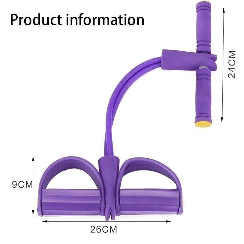 49% OFF🔥32 Fitness Resistance Bands4 Tube Pedal Ankle Puller