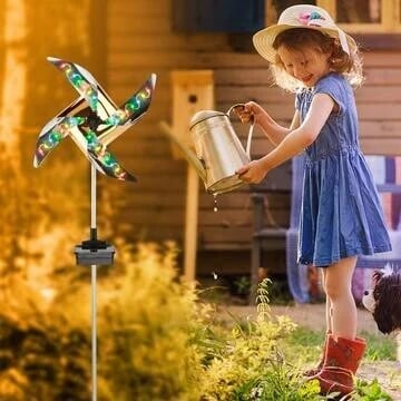 🔥Michigan Solar Windmill Lights