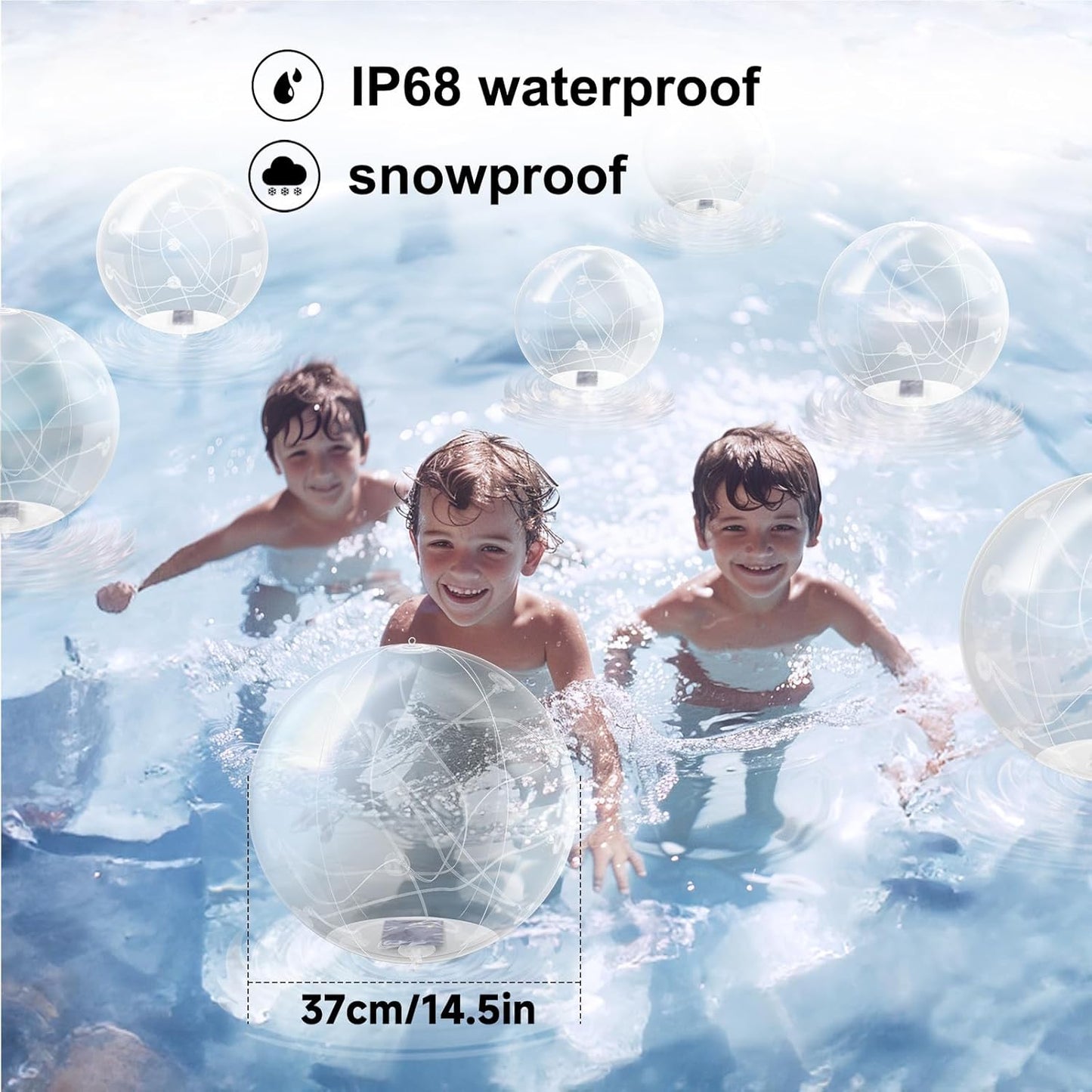 Solar Floating Pool Light — Waterproof and Color-Changing - Buy 1 Get 1 Free!