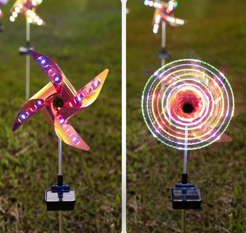 🔥Michigan Solar Windmill Lights