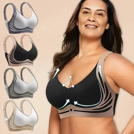 Buy 1 Get 3 Packs🎁Super gather bra | Wireless Push-up Bra👍No more sagging breasts