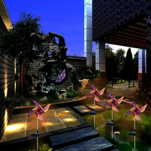 🔥Michigan Solar Windmill Lights