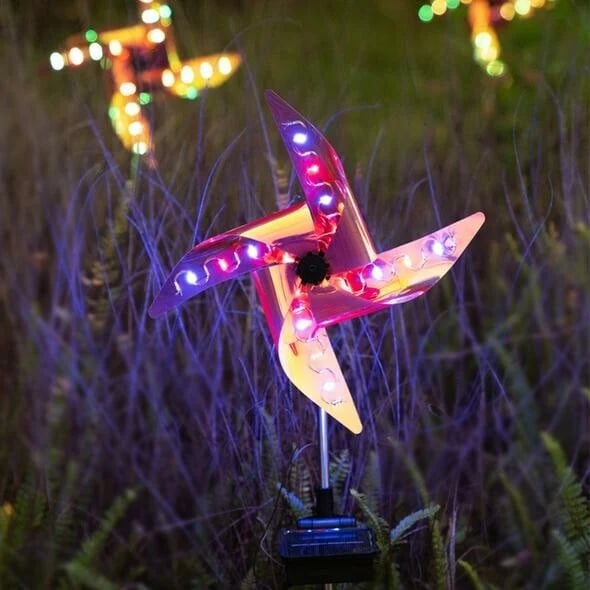 🔥Michigan Solar Windmill Lights