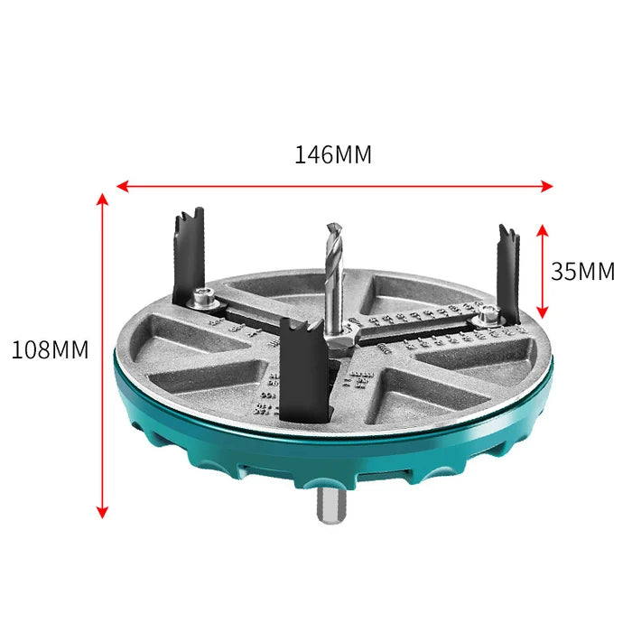 π₯ Adjustable Hole Saw Diameter 45mm-130mm Woodworking Cutting Tools Hole Opener