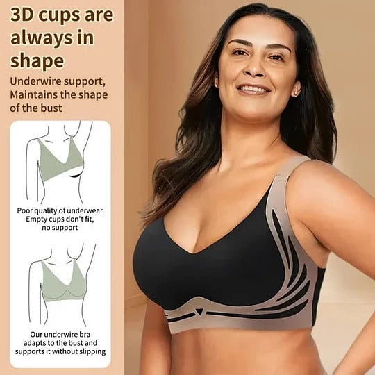 Buy 1 Get 3 Packs🎁Super gather bra | Wireless Push-up Bra👍No more sagging breasts