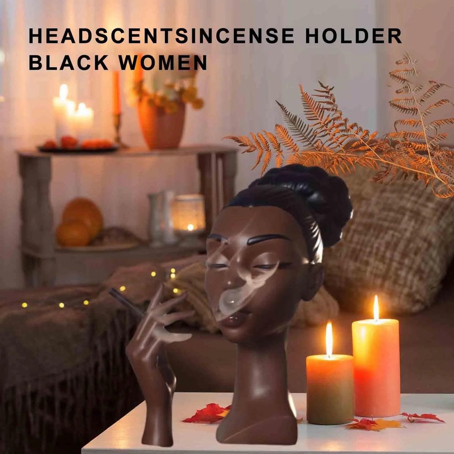 Buy 3 Free Shipping🔥Head Incense Burner Black Woman