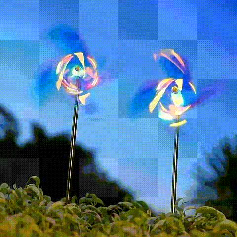 🔥Michigan Solar Windmill Lights