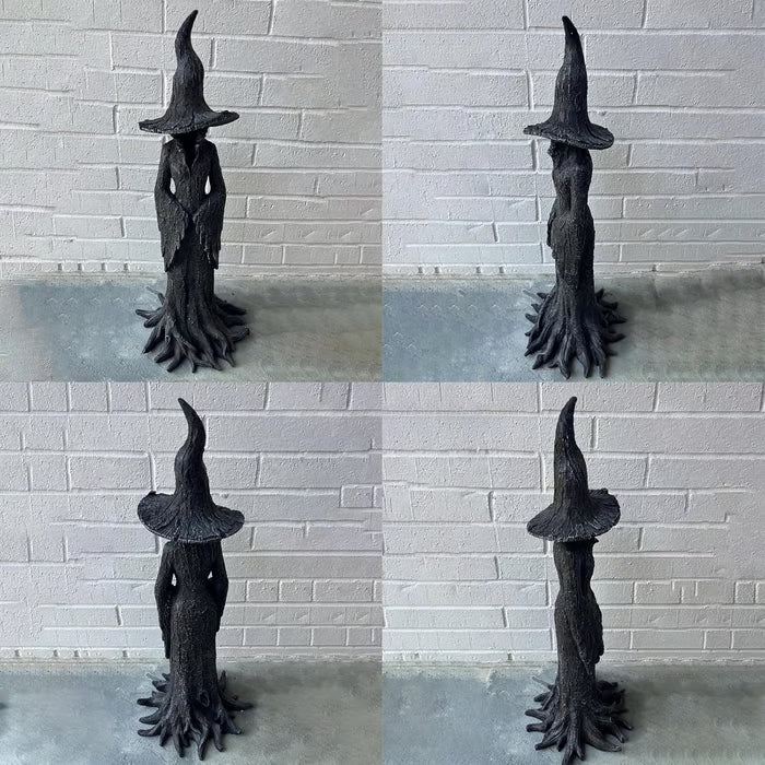 🧙♀️💫Hand-Painted Enchanting Witch Statue: The Guardian of Your Home (✨Same as in the video)