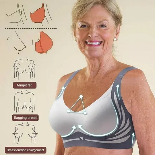 Buy 1 Get 3 Packs🎁Super gather bra | Wireless Push-up Bra👍No more sagging breasts