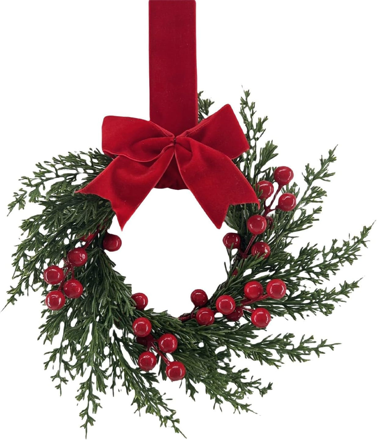 🎄 Versatile Mini Christmas Wreaths – Perfect Festive Decor for Every Corner!