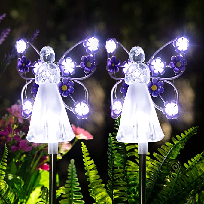 👼Waterproof Solar Angel lights