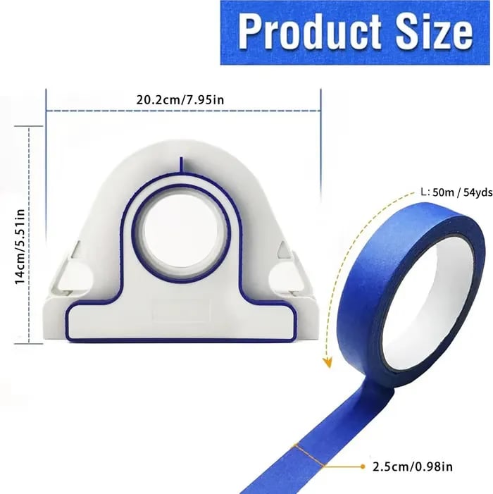 🎨 3-in-1 Painter's Tape Applicator – Perfect Paint Lines Made Easy ⭐