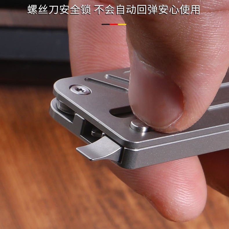 🛠️ Grade-5 Titanium 10-in-1 EDC Multi-Tool