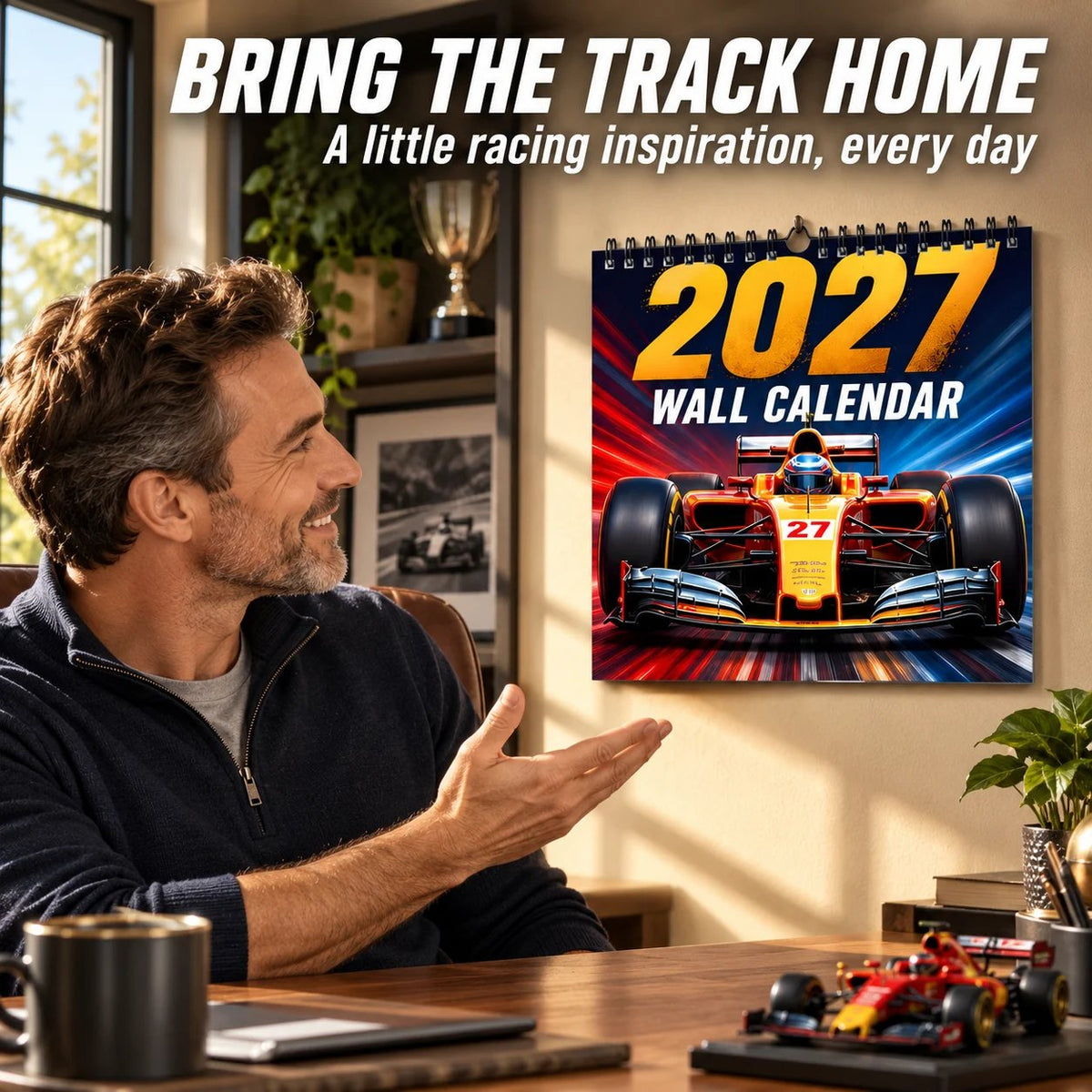🏁 For the Love of Racing — 2027 Racing Wall Calendar