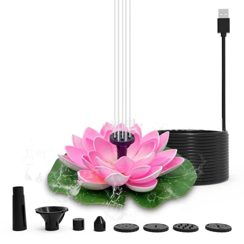 Solar Lotus Fountain
