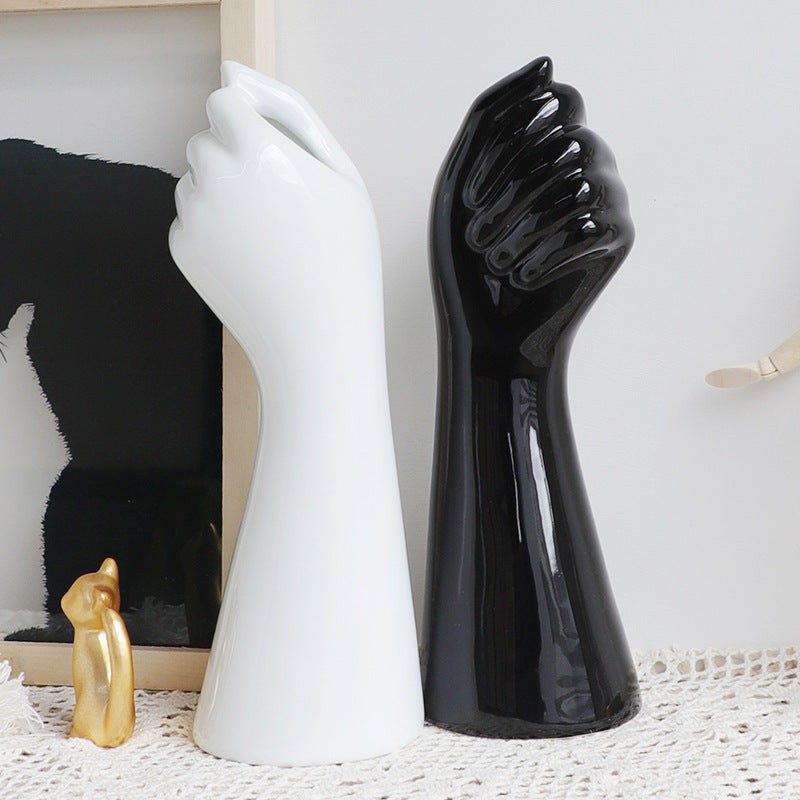 Modern minimalist Nordic body art ceramic vase