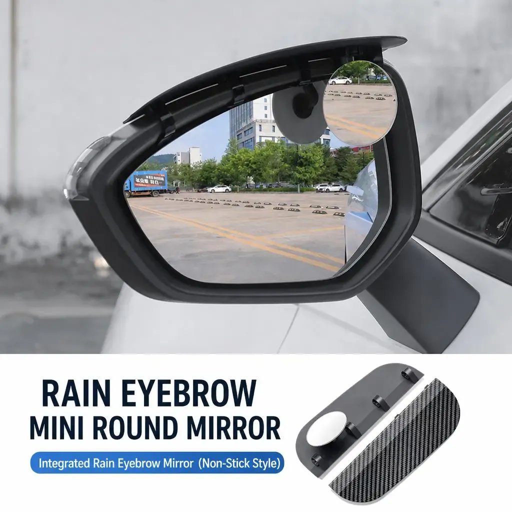 Snap-On Mirror Rain Visors