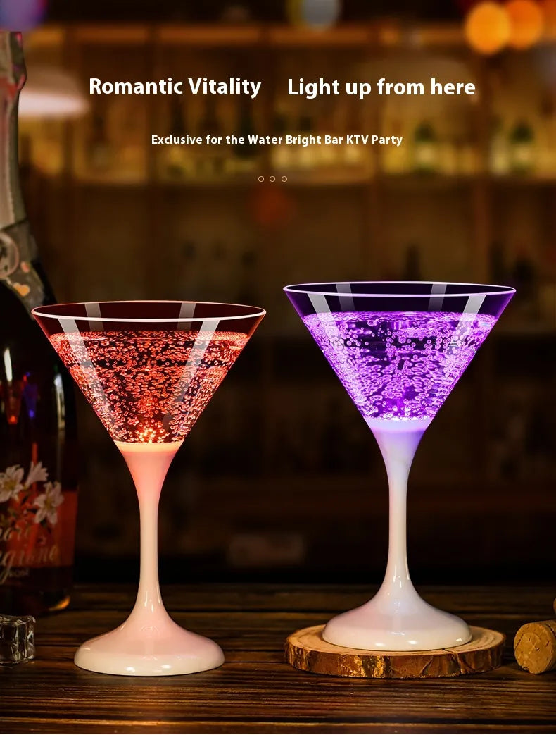 LED Light Wine Glasses