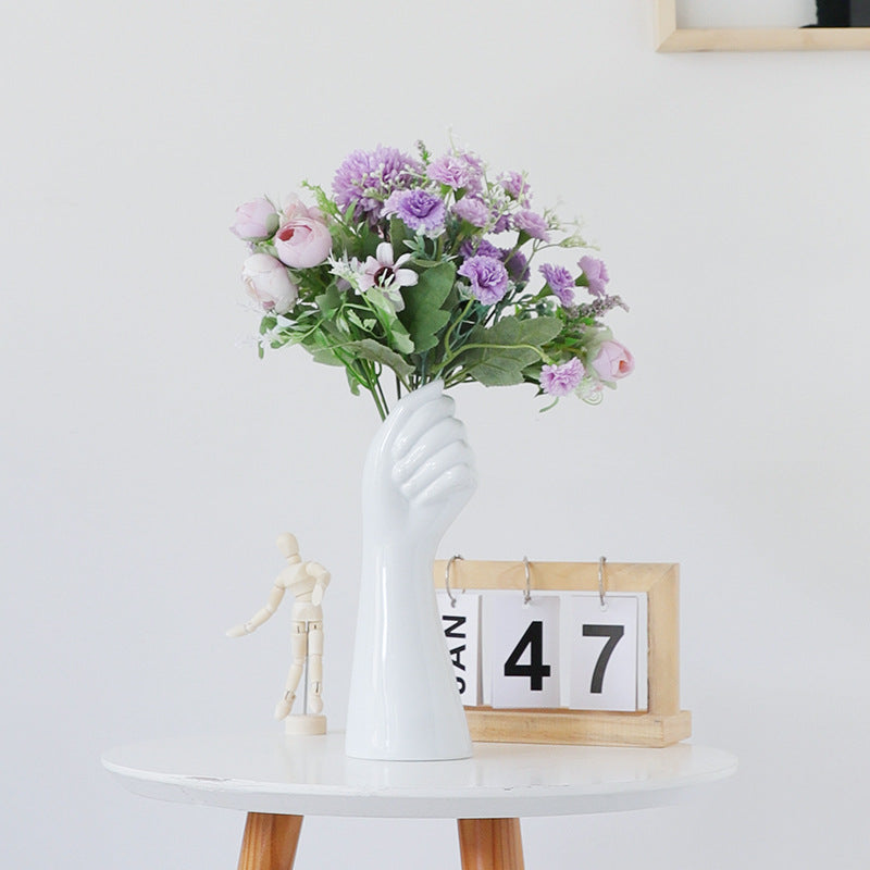 Modern minimalist Nordic body art ceramic vase