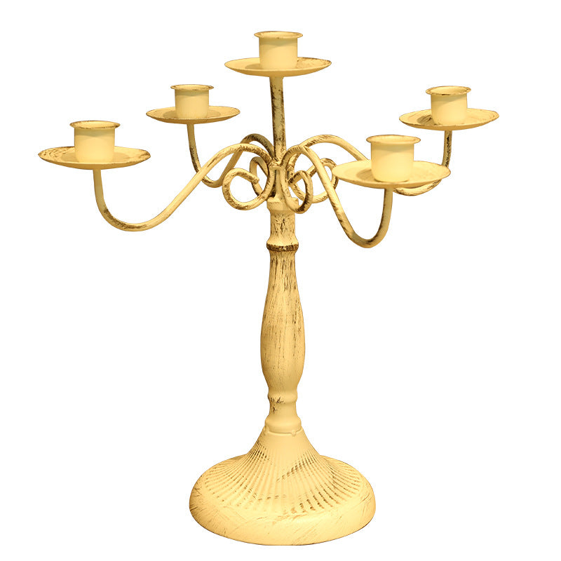 Embrace Nordic Romance: Candlelit Dining Table Decor Candle Holders