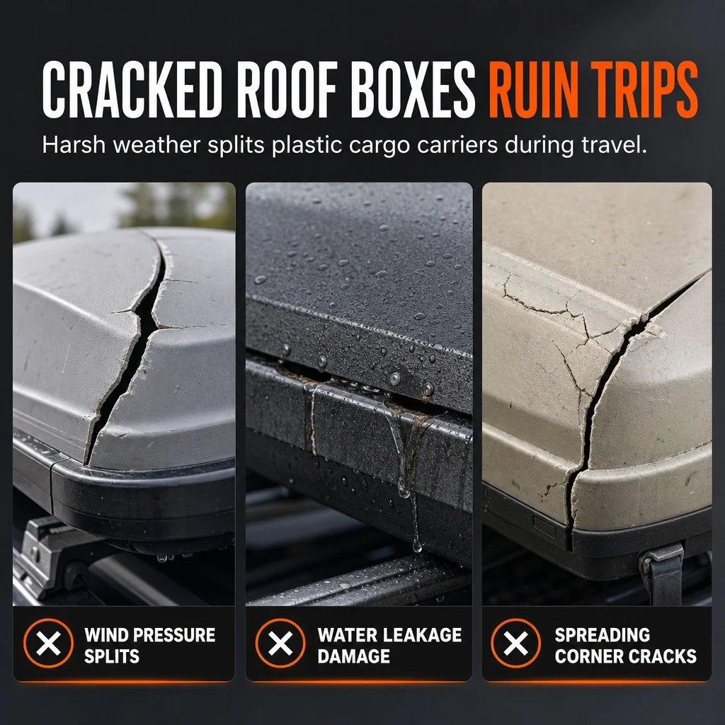 🛠️ Roof Box Crack Repair Filler Cream | 100g ABS Panel Compound