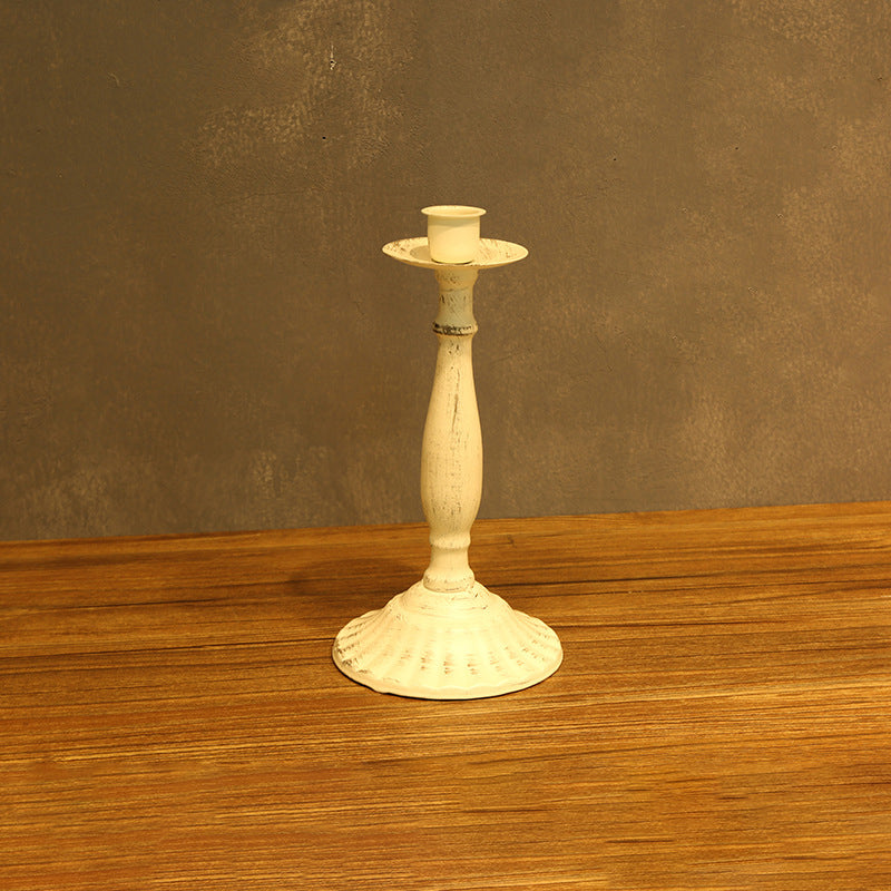 Embrace Nordic Romance: Candlelit Dining Table Decor Candle Holders