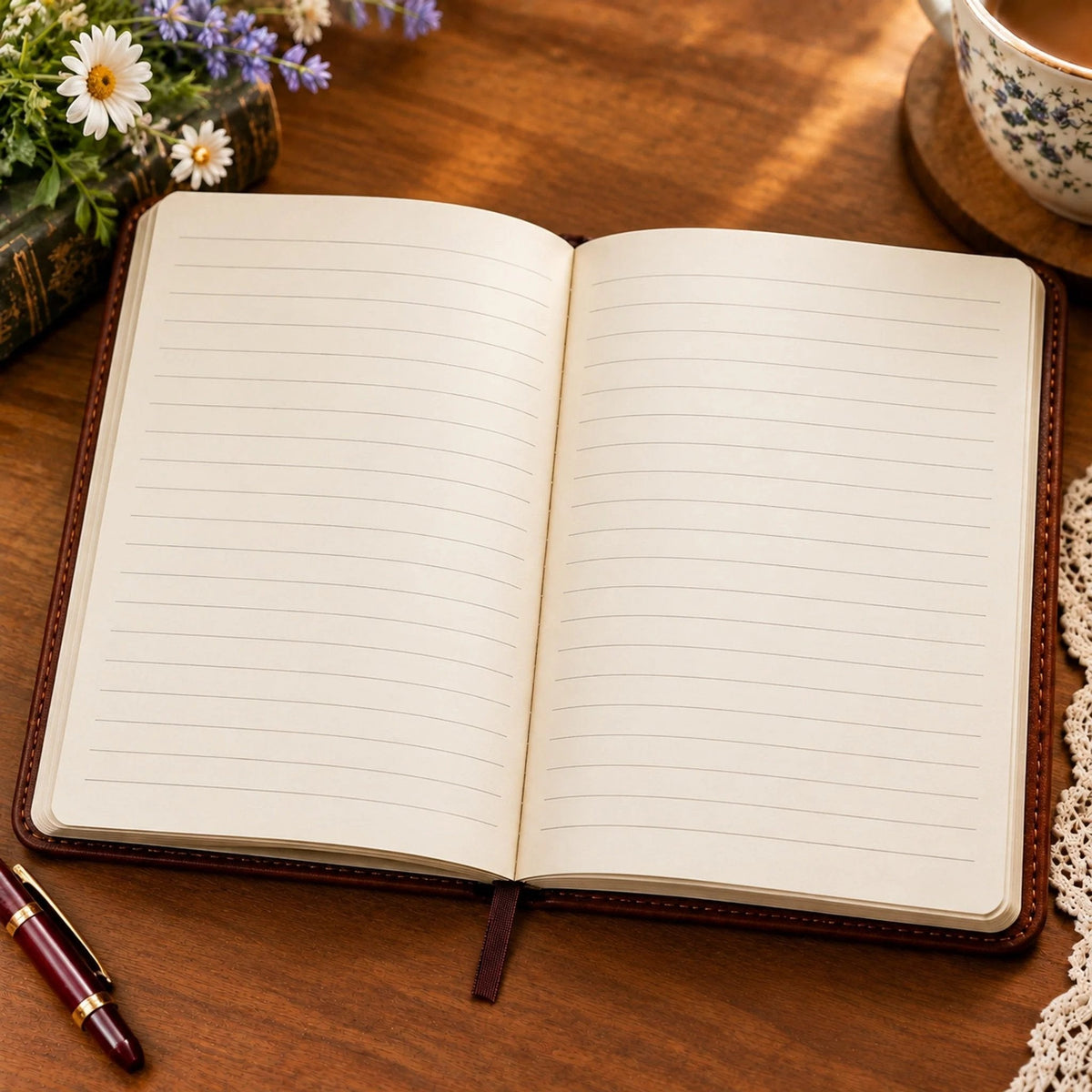 Personalized Faith Over Fear Journal – Custom Name Scripture Notebook