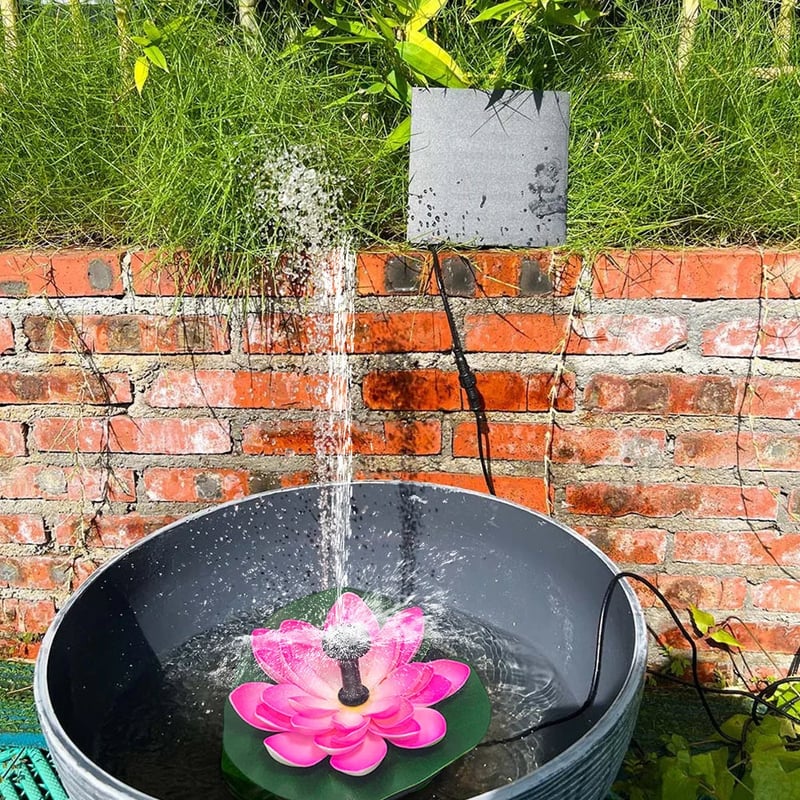 Solar Lotus Fountain