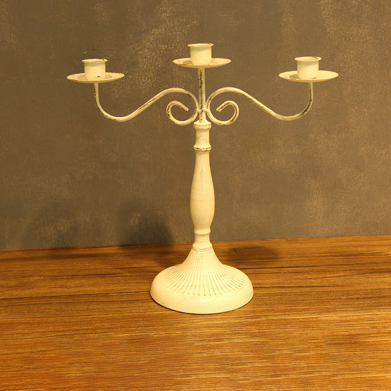 Embrace Nordic Romance: Candlelit Dining Table Decor Candle Holders