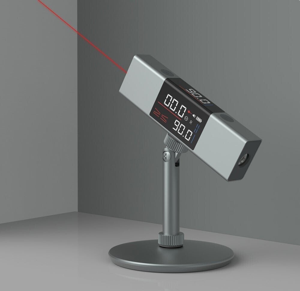 Led Protractor 2023 New LED Screen Dual Laser Digital Protractor With Tripod-Free Shi ...