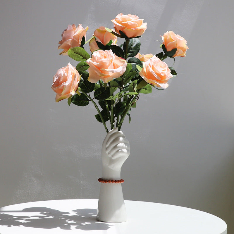 Modern minimalist Nordic body art ceramic vase