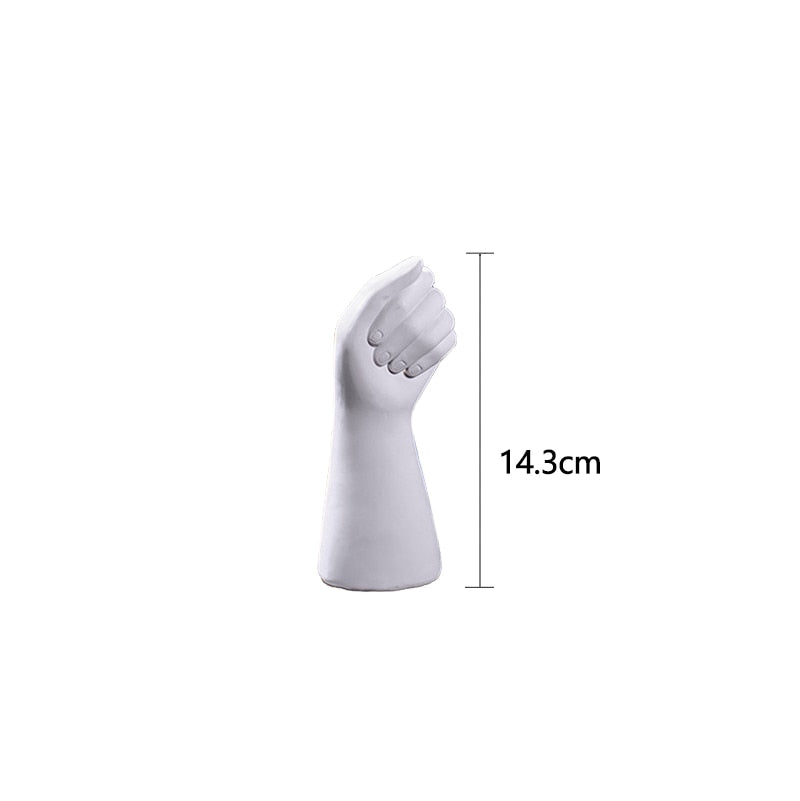 Ceramics Vase Modern Creative Hand Vase Flowers  Home Decor Gifts