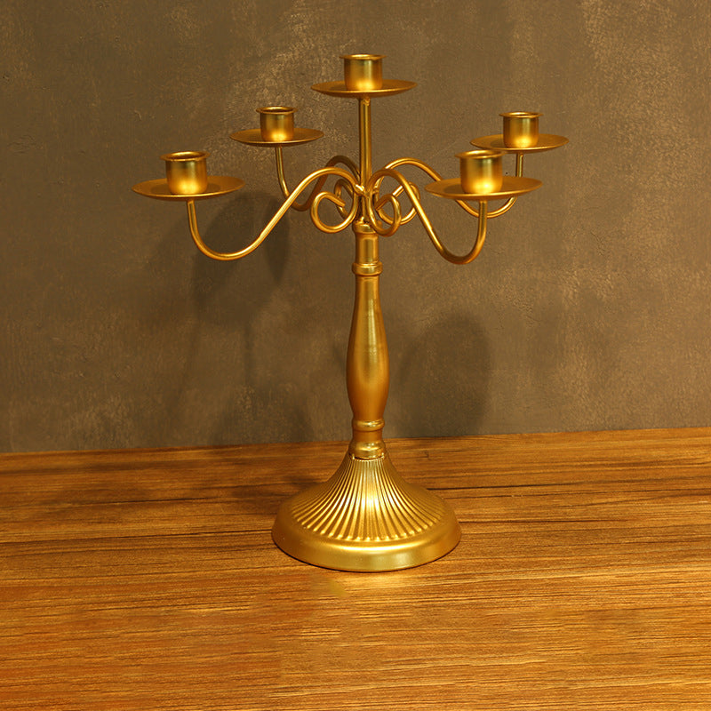 Embrace Nordic Romance: Candlelit Dining Table Decor Candle Holders