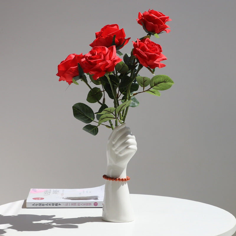 Modern minimalist Nordic body art ceramic vase