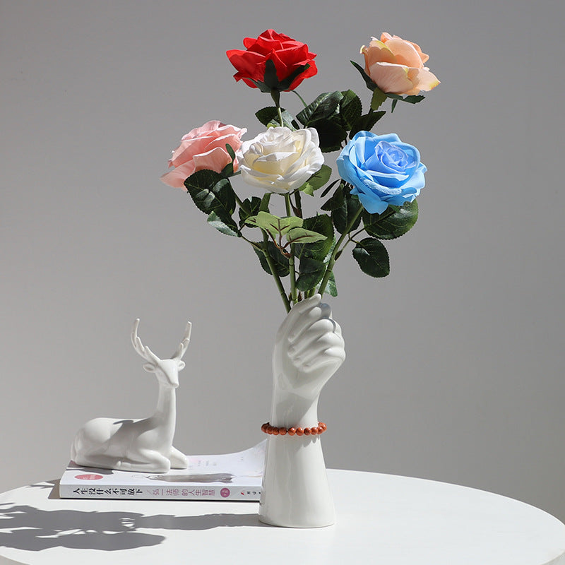 Modern minimalist Nordic body art ceramic vase