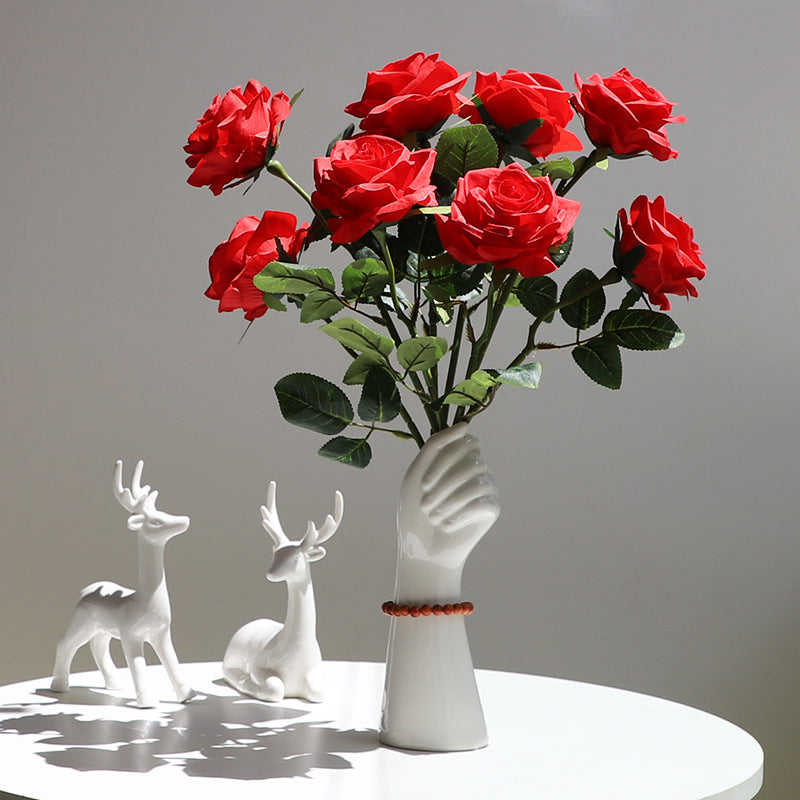 Modern minimalist Nordic body art ceramic vase