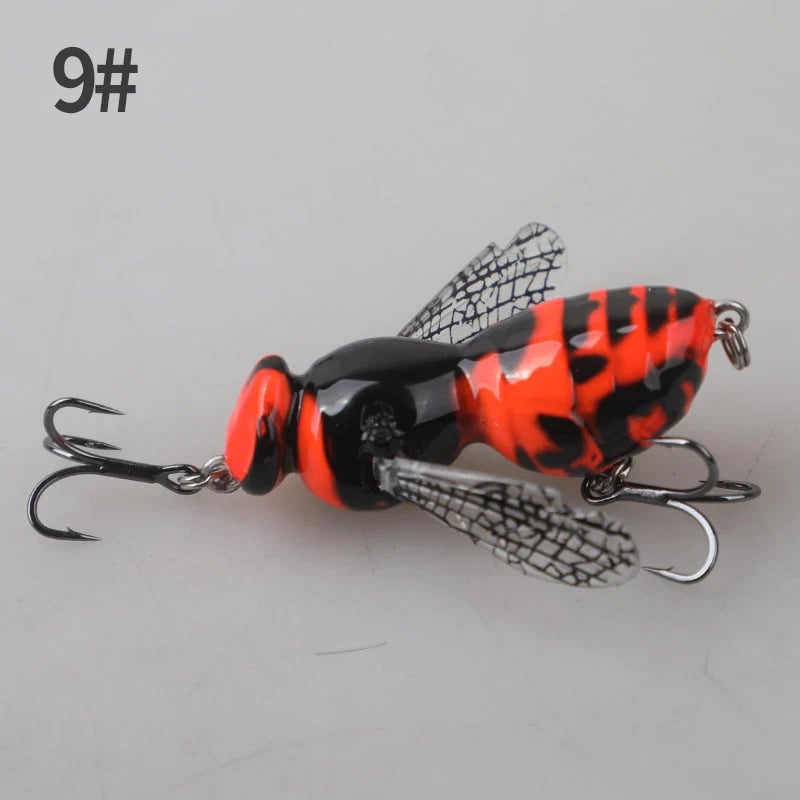 49% OFF – 🐝2PC Bionic Wasp Topwater Lure That Triggers Explosive Strikes