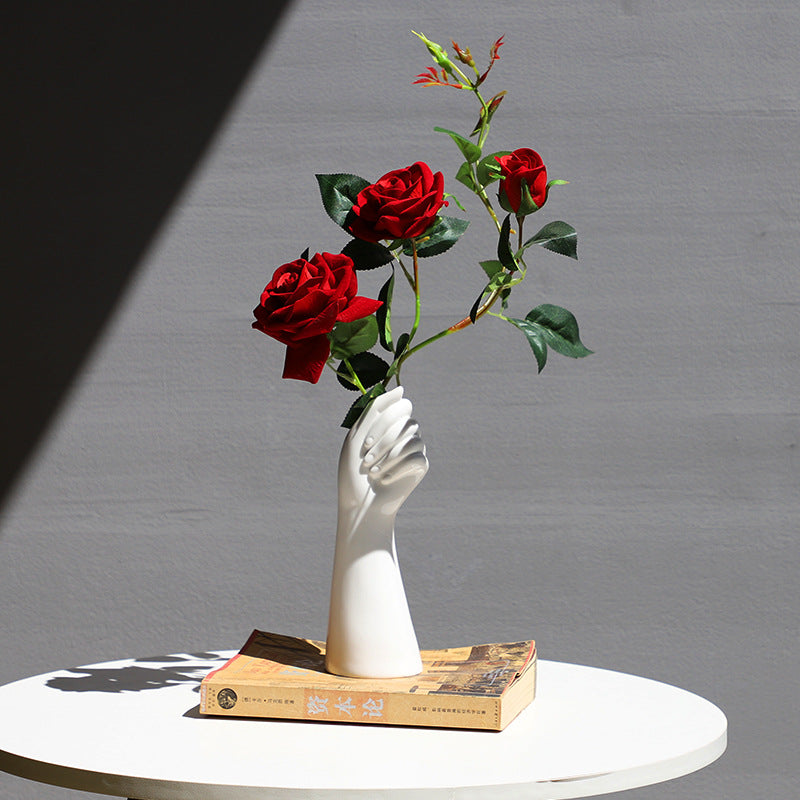 Modern minimalist Nordic body art ceramic vase