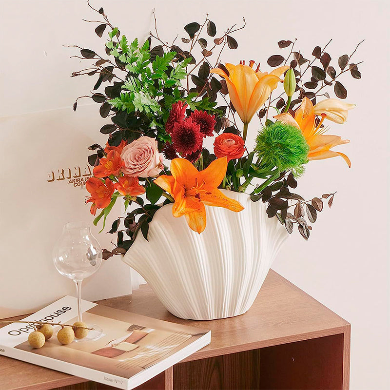 Shell Flower Vase