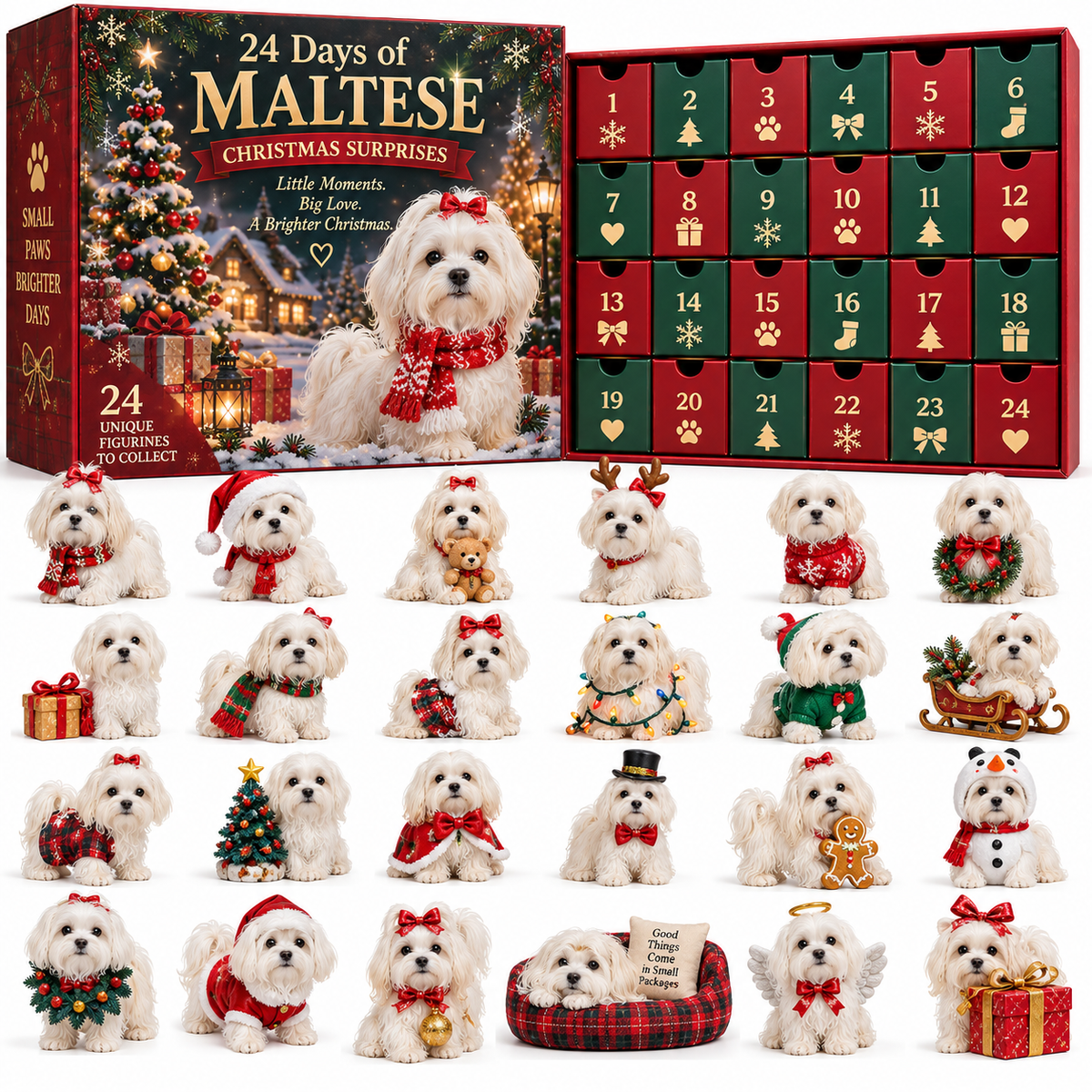 24 Days of Maltese Joy – A Christmas Collection of Little Moments & Big Love🐾