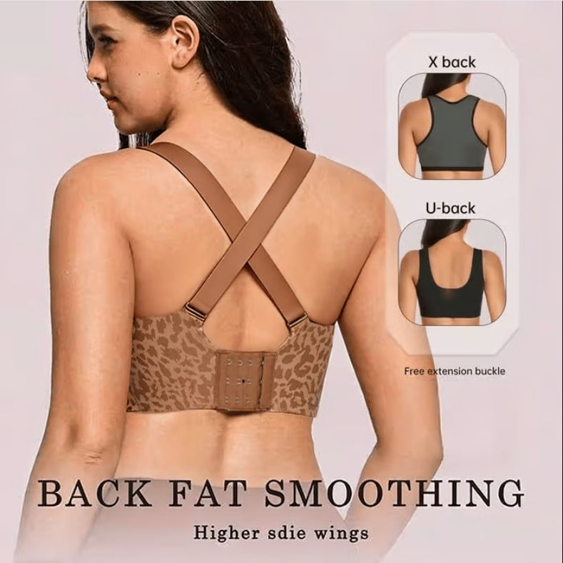 Super Firming Leopard Print Jelly Bra | Women Wirefree Bras 🔥Buy 1 Get 1 Free!