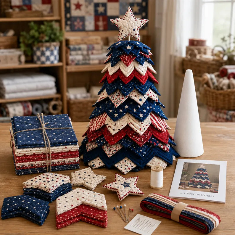 🎃 Recommended New Halloween Products-DIY Halloween Quilted Fabric Tree Kit