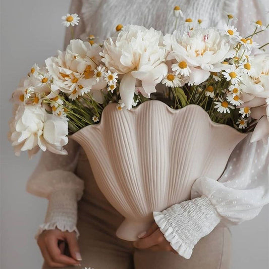 Shell Flower Vase