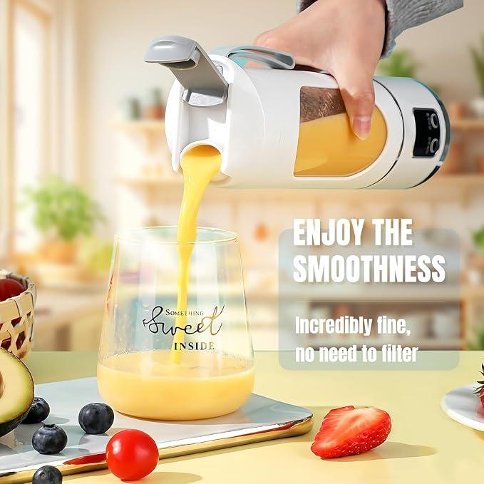 💥Digital Multimode Juicer Blender - Smart LED Display, Diet-Friendly,Leak Proof Design for Smoothies Liquid Diet, Shakes & Baby Food,Best Compact Blender for Home & Travel