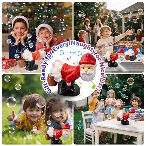 🎅 Farting Santa Musical Bubble Blower | Lights, Music & Dancing